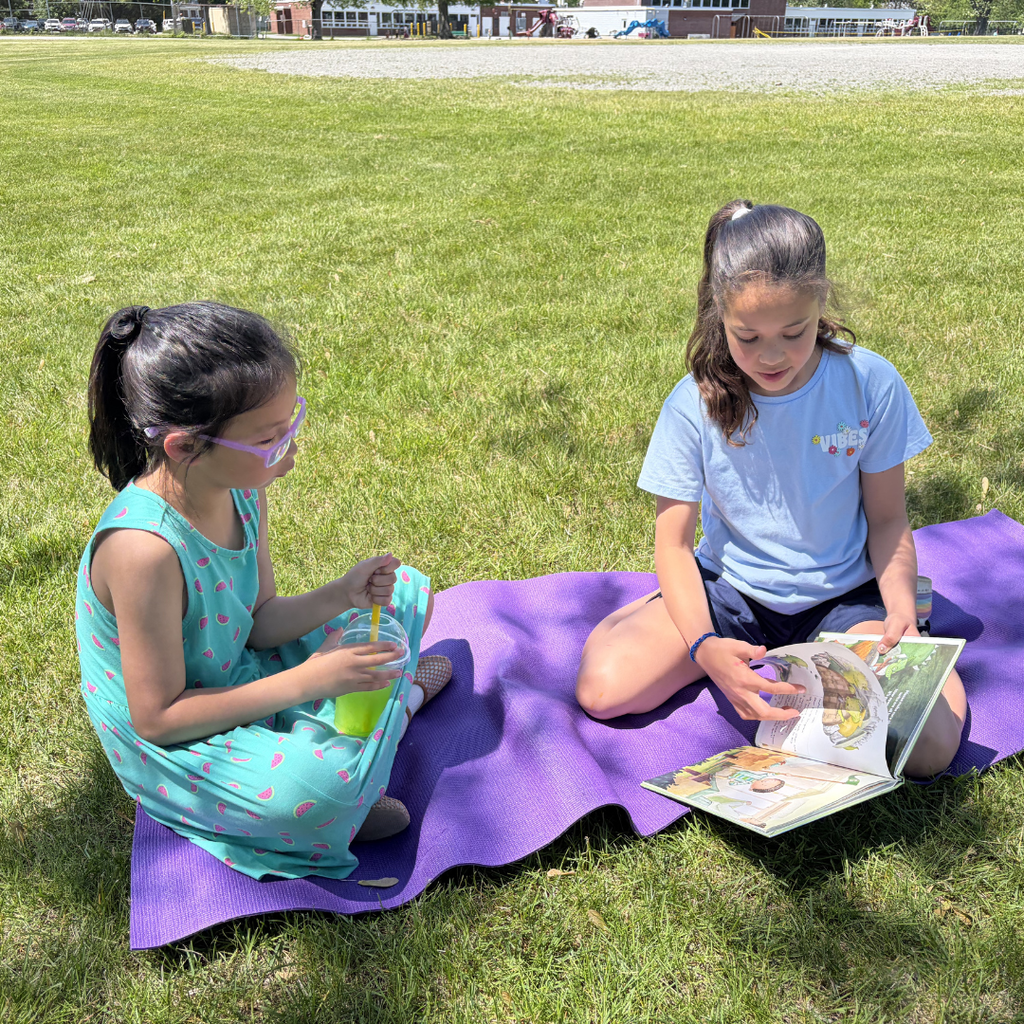 Books, buddies, and shaved ice, what could be better? Mrs. White’s 5th graders and Ms Morin’s 2nd graders spent the afternoon reading together, enjoying cool treats, and making memories on the Fairmount playground. It was a wonderful celebration of friendship, teamwork, and the joy of reading as another year winds down!