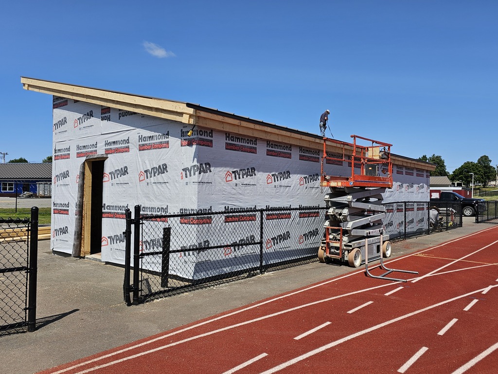 The “Snack Shack” at Cameron Stadium, is being rebuilt with generous funding support from the Bangor High School All Sports Boosters and community donors. The updated facility will include new electrical and fire suppression systems, allowing all concession services to operate safely and efficiently within one building. #WeAreBangor