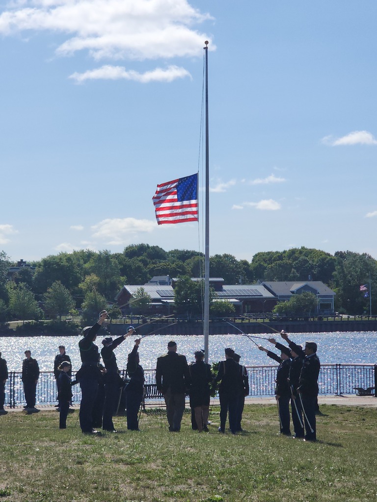 Thank you to the Bangor High School JROTC Ram Batallion, who hosted a 25th Anniversary 9/11 Memorial Ceremony at the Bangor Waterfront. We extend our heartfelt thanks to the Bangor JROTC for leading such a meaningful and respectful tribute. Their dedication, professionalism, and commitment to honoring the lives lost on September 11, 2001, as well as the courage of first responders, service members, and everyday heroes, made today’s ceremony truly moving. We are incredibly proud of our JROTC cadets and grateful to everyone who gathered in remembrance. We will never forget. #WeAreBangor