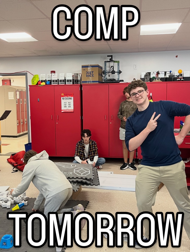 Good luck to the BHS Robotics Team this weekend! The Bangor High School Robotics Teams are gearing up for competition, and we couldn't be more proud of their hard work, innovation, and dedication. These students have spent countless hours designing, building, programming, and problem-solving to prepare for this tournament. Join us in wishing them the best of luck as they represent Bangor with skill, teamwork, and creativity. We're cheering you on every step of the way! #WeAreBangor #BHSProud #BangorHighSchool #Robotics #STEM
