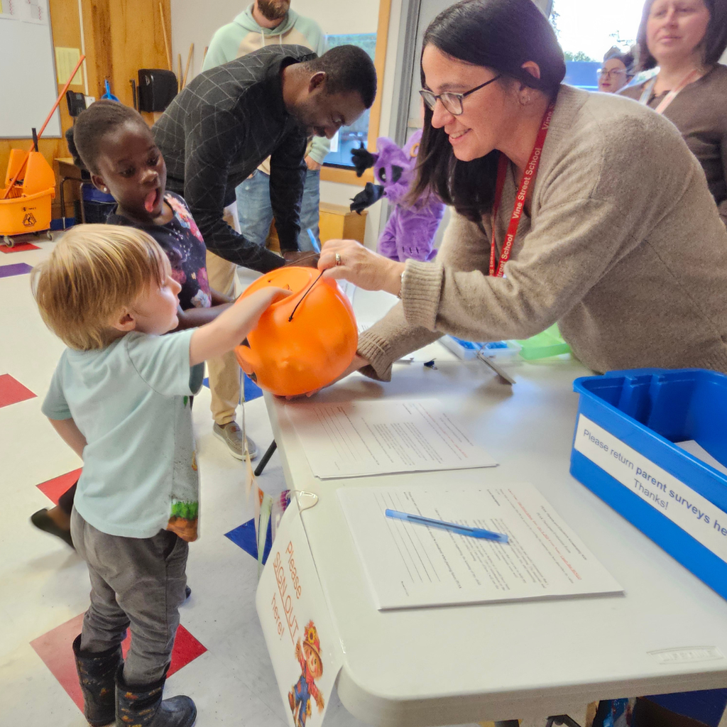 Thank you so much for joining us at Vine Street School on Thursday evening for our PTO Fall Festival and Math PEAK Night! Seeing our school community come together, smile, laugh, and enjoy the festivities was truly the absolute highlight of my week. It was incredible watching families participate in the games, dance to the music, enjoy the activities, and of course a special shout-out goes to all the families who joined in on the Math PEAK Bingo! Your enthusiasm and participation made the game an absolute blast and a huge success. Events like this are only possible because of our amazing community. Thank you for your continued support, your energy, and for making the evening so memorable for our students. See some great photos below showcasing the fun everyone had!
