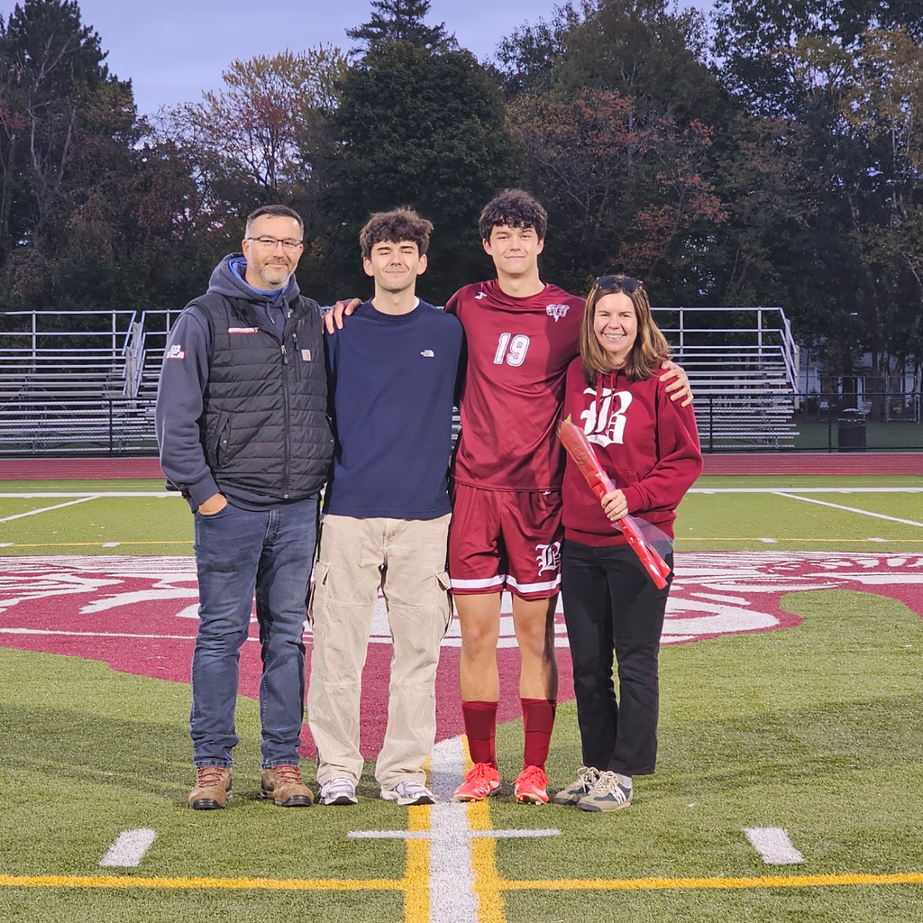 This evening, we recognize the Bangor Rams Boys Soccer seniors as they take the field for one of the final times in their Rams careers.  These student-athletes have spent years building friendships, overcoming challenges, competing with pride, and representing Bangor with determination and sportsmanship. Their impact reaches far beyond the scoreboard, helping to shape the culture and tradition of Bangor Rams soccer for the players who will follow in their footsteps.  Congratulations to our seniors on reaching this meaningful milestone. Thank you for the commitment, heart, and leadership you've brought to the program. We hope you enjoy every moment of your Senior Night and know that the Bangor community is cheering you on.  #WeAreBangor #RamPride