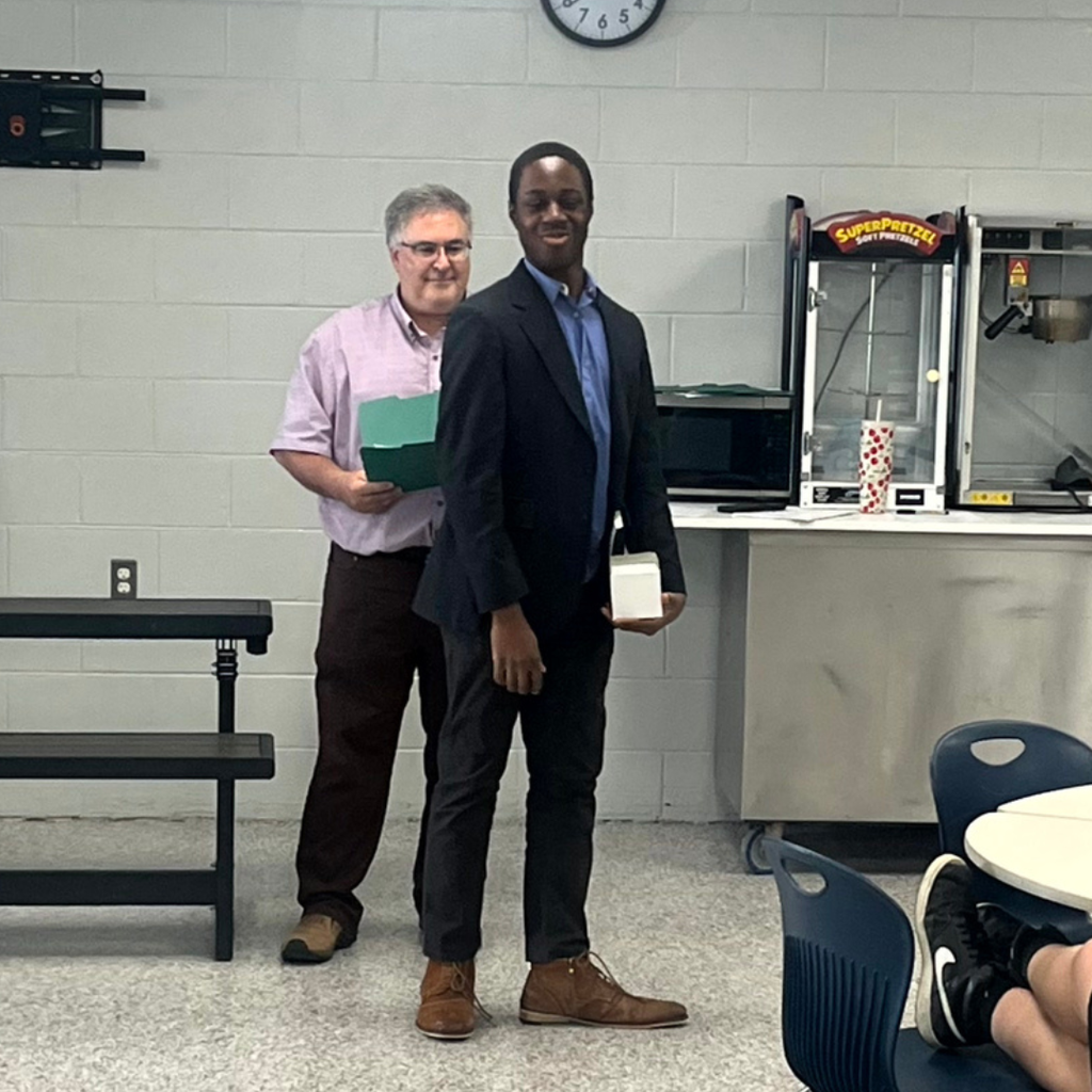 This past weekend, Bangor High School's novice debaters showcased their talent at the George Stevens Novice Tournament!  In Lincoln-Douglas Debate:  Amelia Picard earned 2nd Place  Odinakachukwu Okafor earned 3rd Place  Congratulations to Amelia and Odi on their outstanding performances and for representing BHS with excellence. We are proud of your hard work, dedication, and success! #WeAreBangor