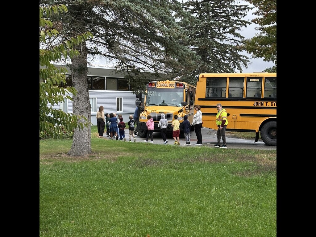 Leading up to Bus Safety Week, students across the Bangor School Department have been participating in bus safety drills to help ensure they know how to stay safe while riding the bus each day. These important exercises give students the opportunity to practice safe boarding and exiting procedures, emergency evacuation protocols, and proper behavior while on the bus. The Cyr Bus team works hard to make student safety a top priority, and these drills help reinforce the skills and confidence students need in the event of an emergency. #WeAreBangor