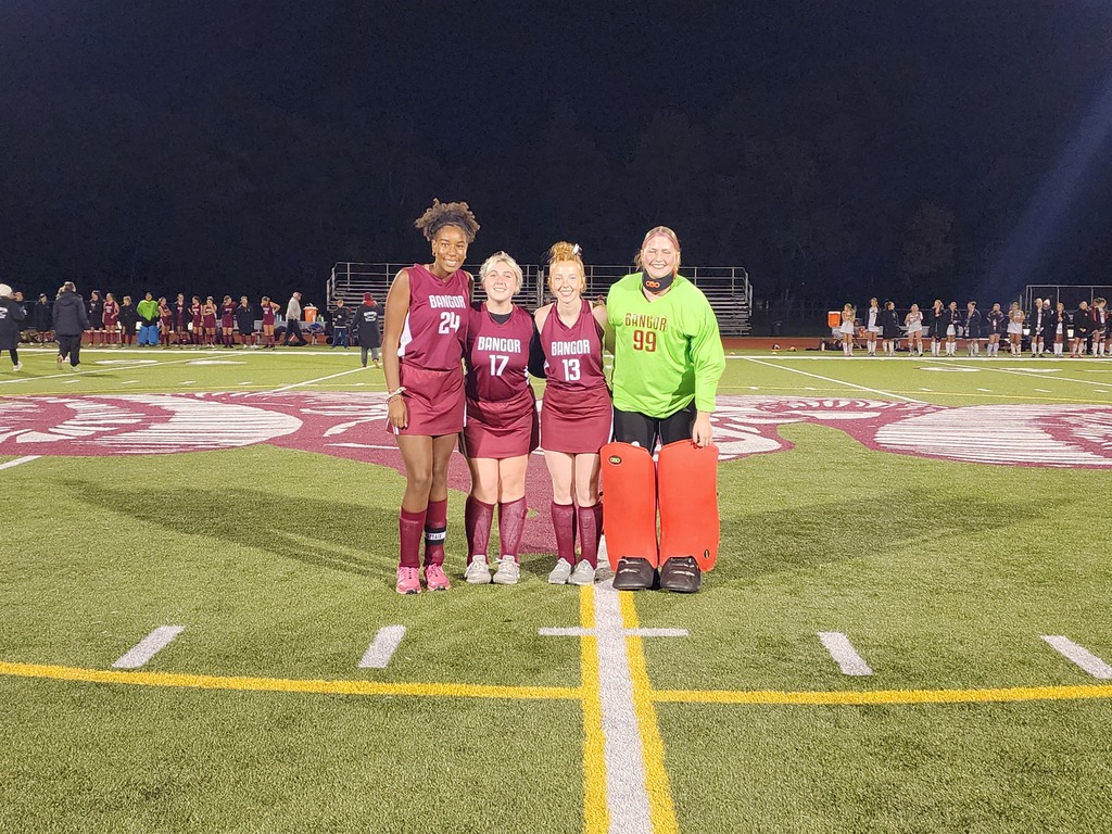 Tonight, we celebrate the seniors of the Bangor Rams Field Hockey Team and all they have meant to this season.  This year was about so much more than wins and losses. Athletes from three schools came together, many as strangers, and became teammates, friends, and family. Through early practices, tough games, long bus rides, and shared victories, they built bonds that will last long after the final whistle.  To our seniors: thank you for your leadership, resilience, and the example you set every day. You helped create a team culture built on trust, support, and belonging, showing what can happen when people come together with a common purpose.  Congratulations on an incredible season and on the friendships, memories, and legacy you've helped create. We are so proud of you and grateful for everything you've given to this program.  💙🏑 Once a Ram, always a Ram. Congratulations, seniors! #BangorRams #SeniorNight #RamPride #FieldHockey #WeAreBangor