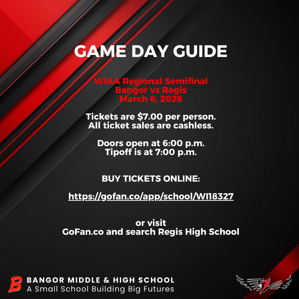 Game Day Information for Regional Semifinal vs Regis
