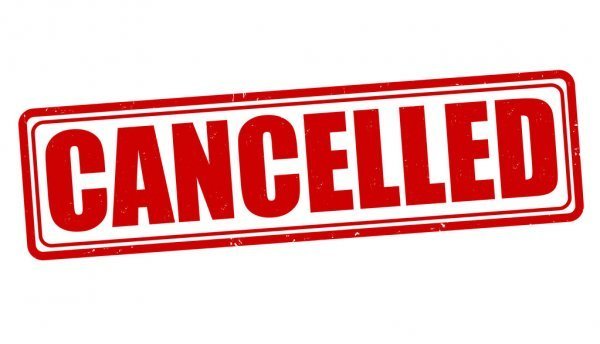 Cancelled graphic