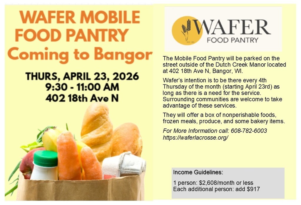 Wafer Mobile Food Pantry poster.