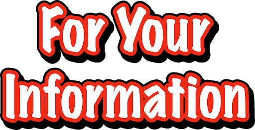 For Your Information Graphic