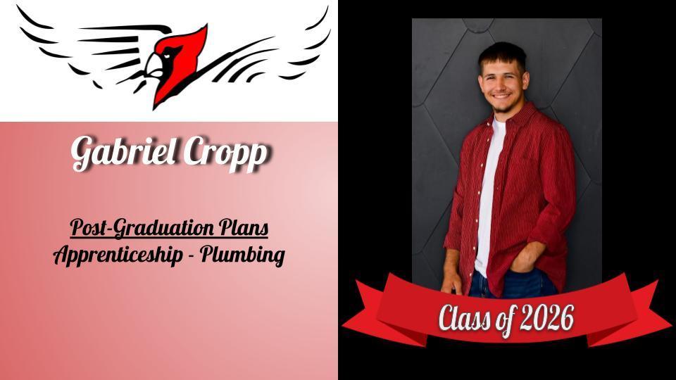 Gabriel Cropp Senior Picture