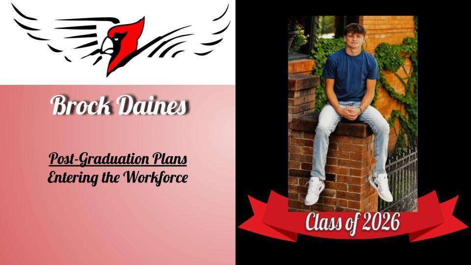 Brock Daines Senior Picture