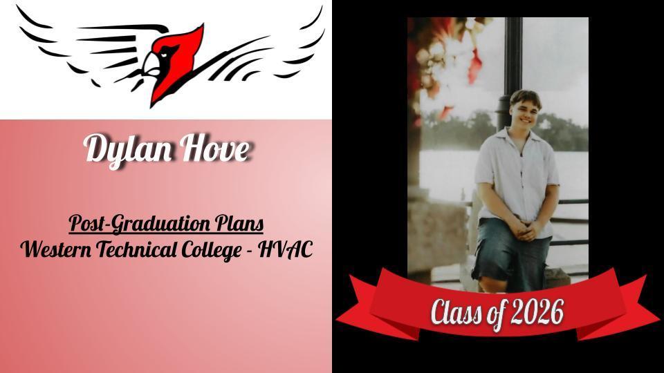 Dylan Hove Senior Picture