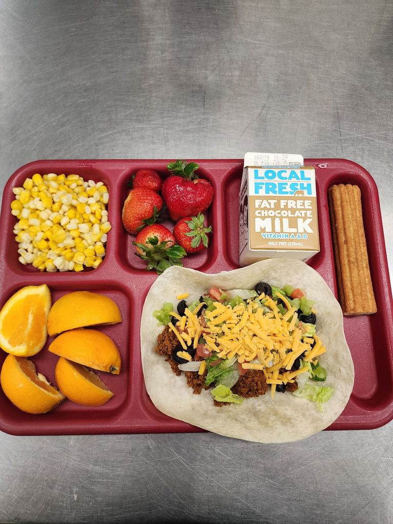 Churro Lunch plate