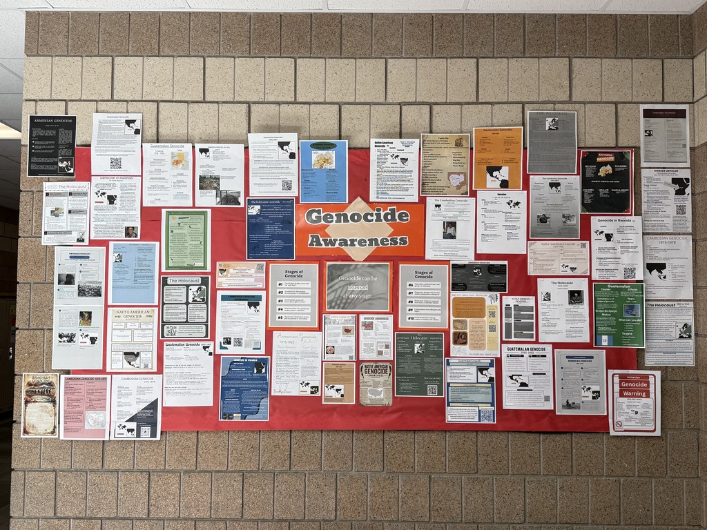 Genocide Awareness Bulletin Board