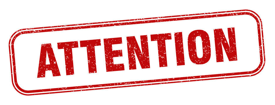Attention graphic