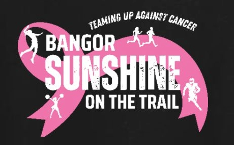 Teaming Up Against Cancer t-shirt design/Bangor Sunshine on the Trail.