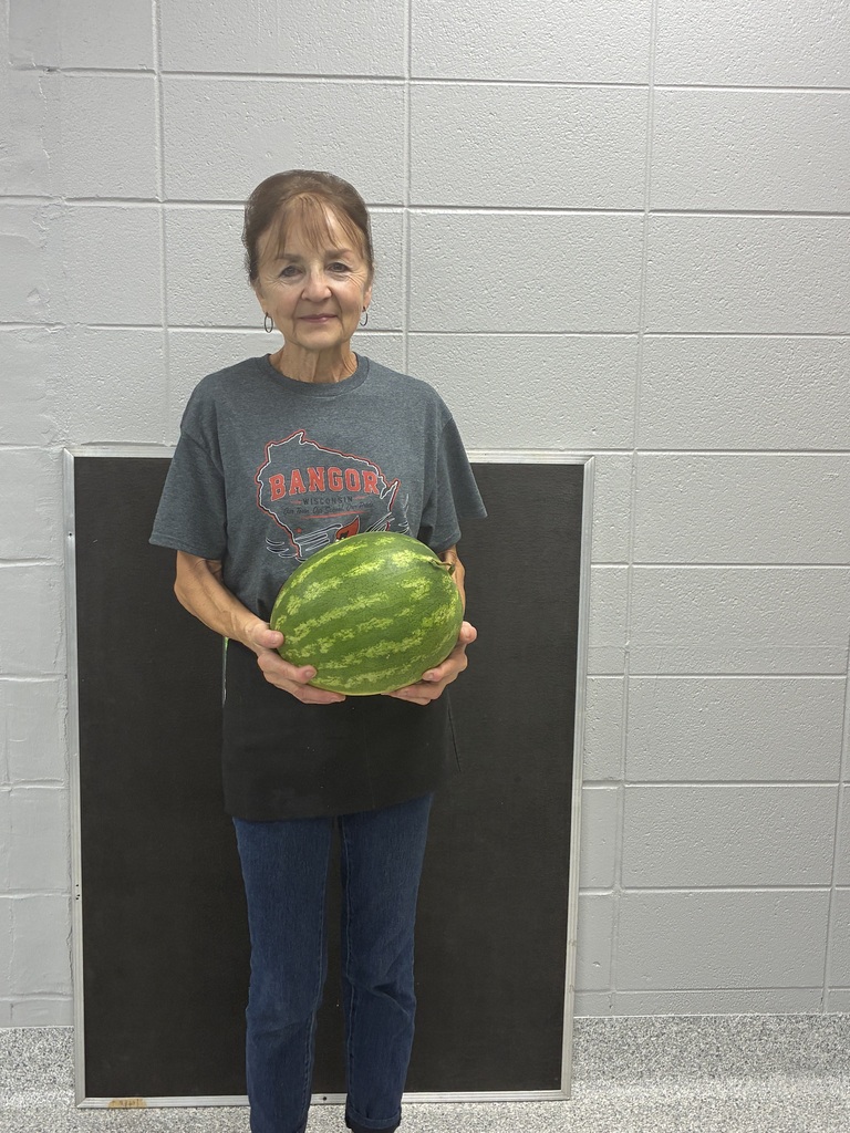 Jan with watermelon
