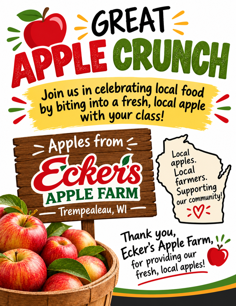 Great Apple Crunch Poster-Thank you Ecker's Apple Farm