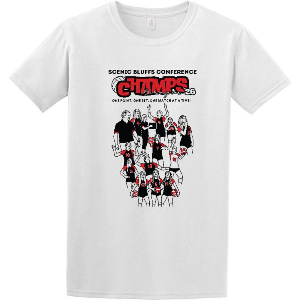 Scenic Bluffs Conference Champs t-shirt