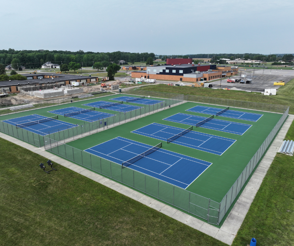 photo of tennis courts