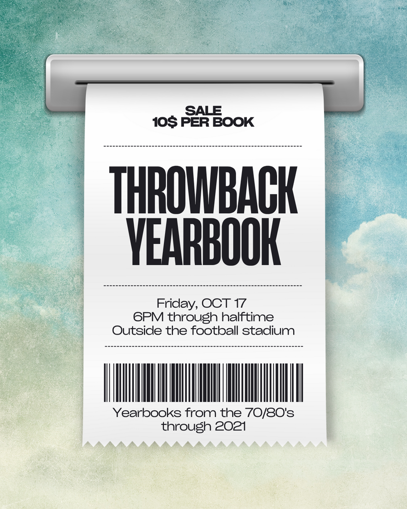 throwback yearbook sale