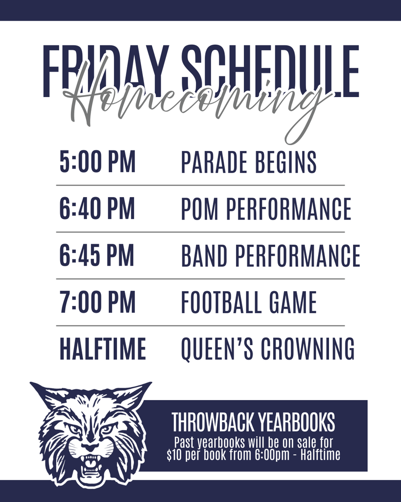 homecoming schedule