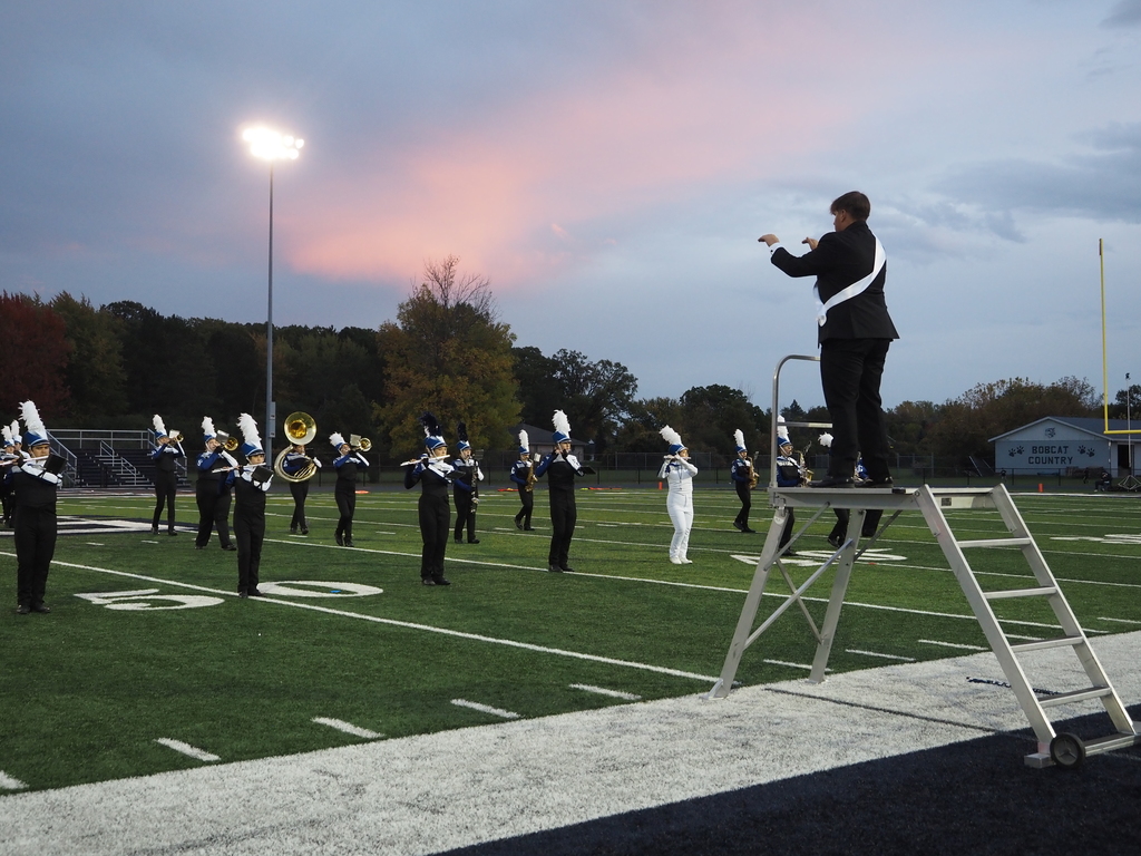 band performing