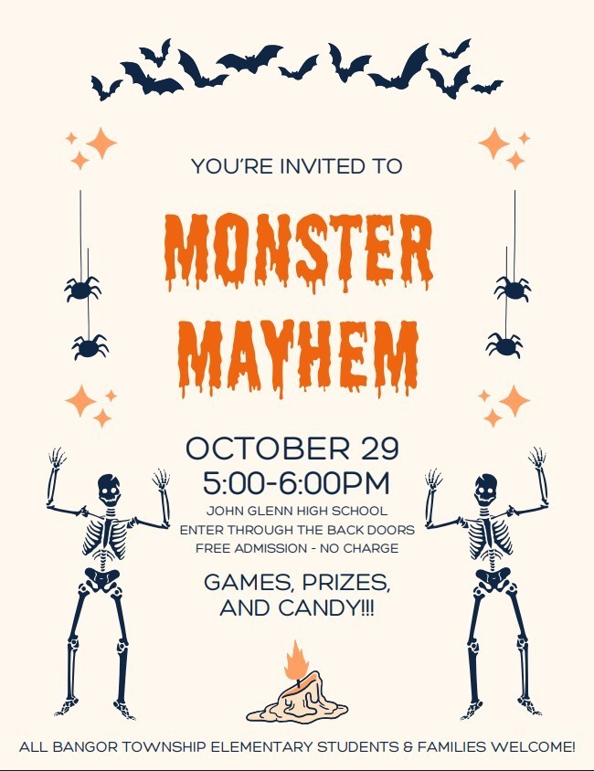 Monster Mayhem event at JGHS