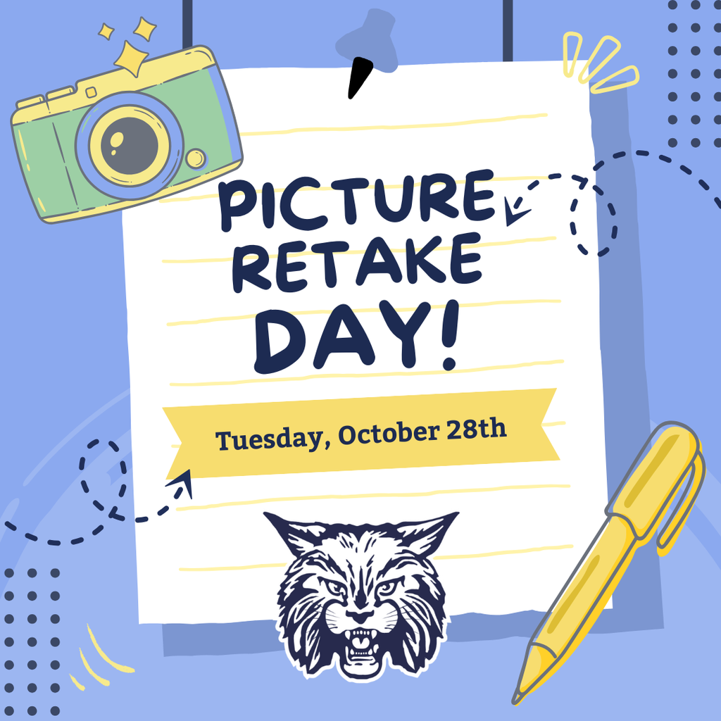 picture retake day is Tuesday, October 28th