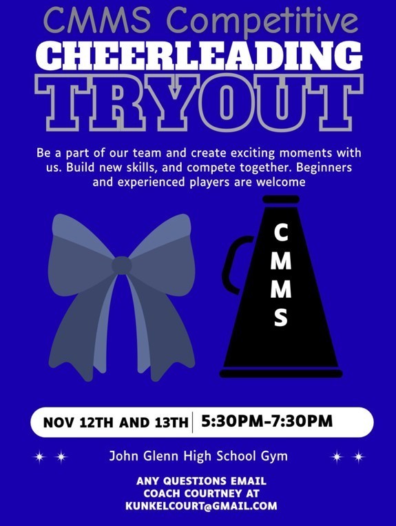 cheer tryout information