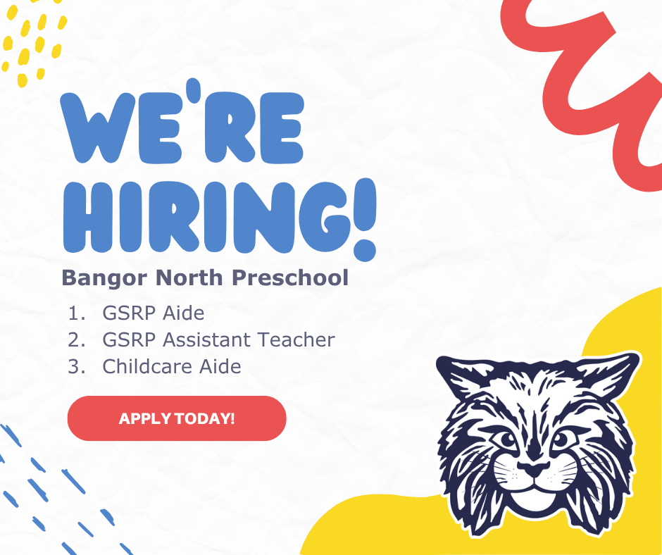 bangor north preschool open positions