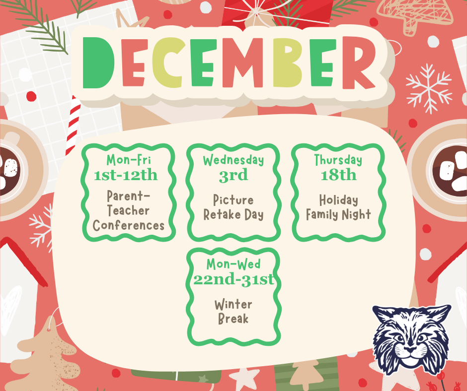 December calendar reminders