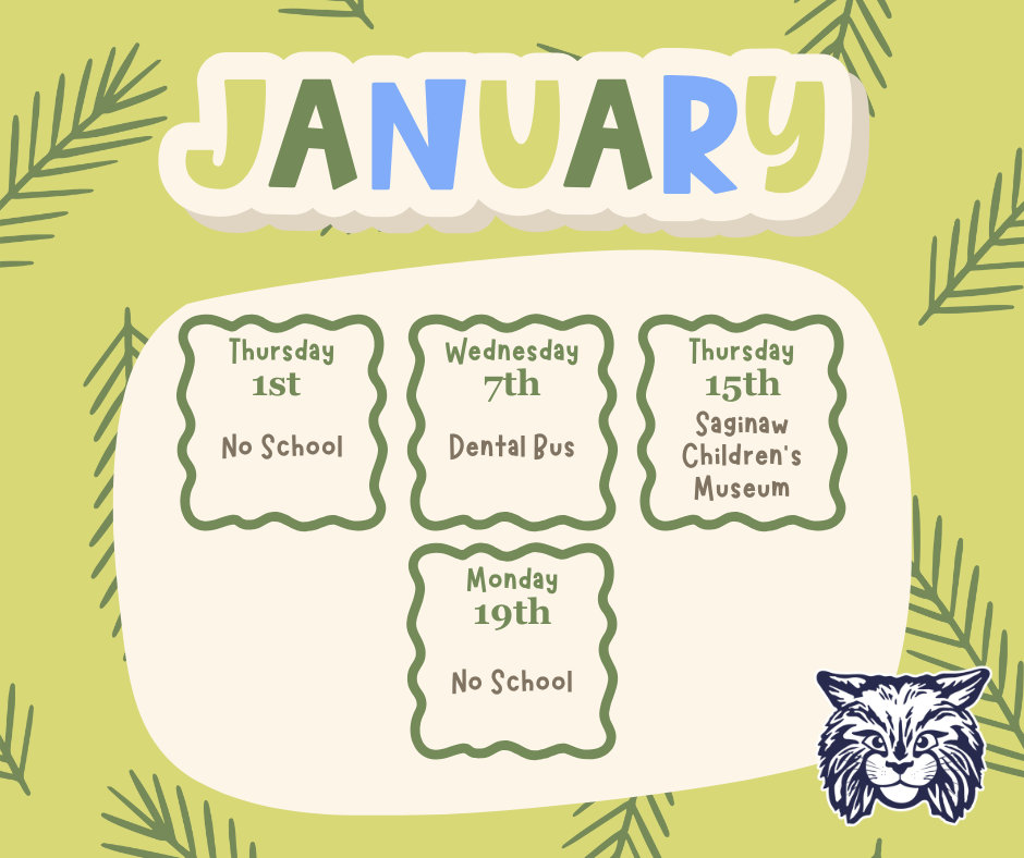 january calender reminders