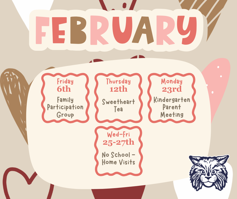 February calendar reminders