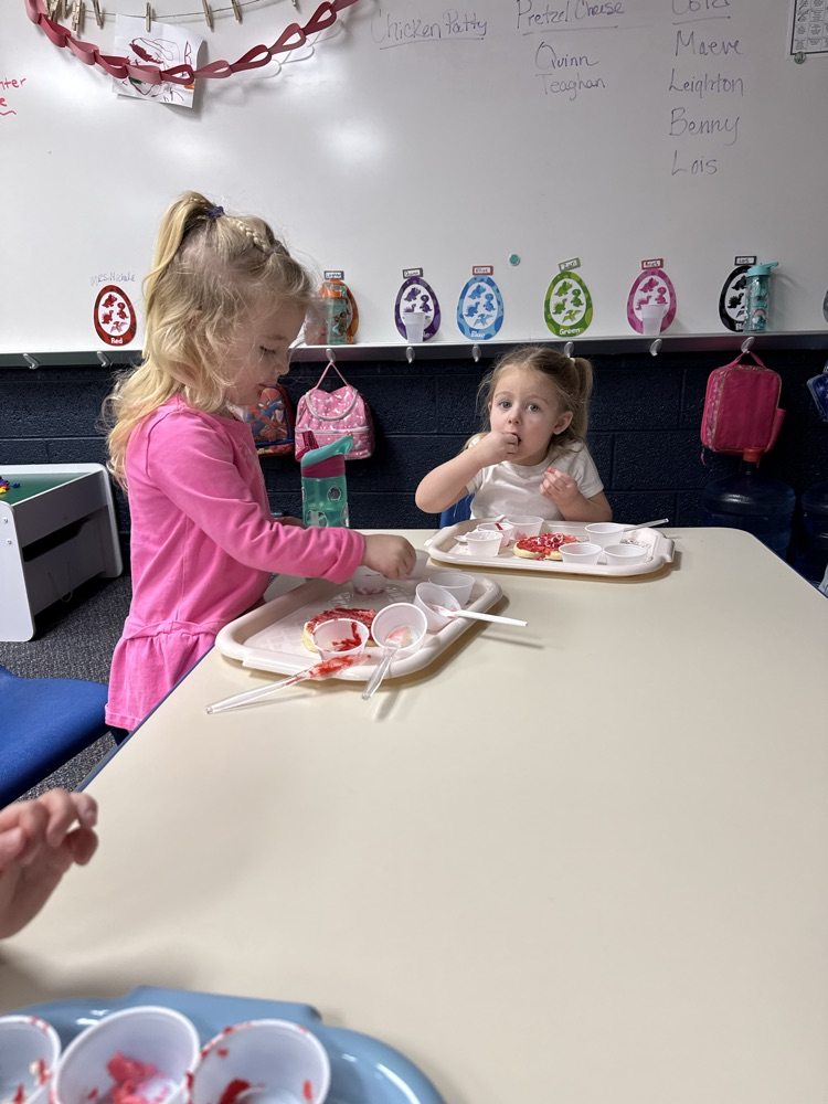 we might have eaten more sprinkles than we put on our cookies!