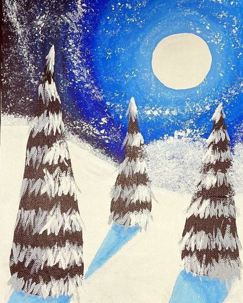 Monochromatic Painting of trees