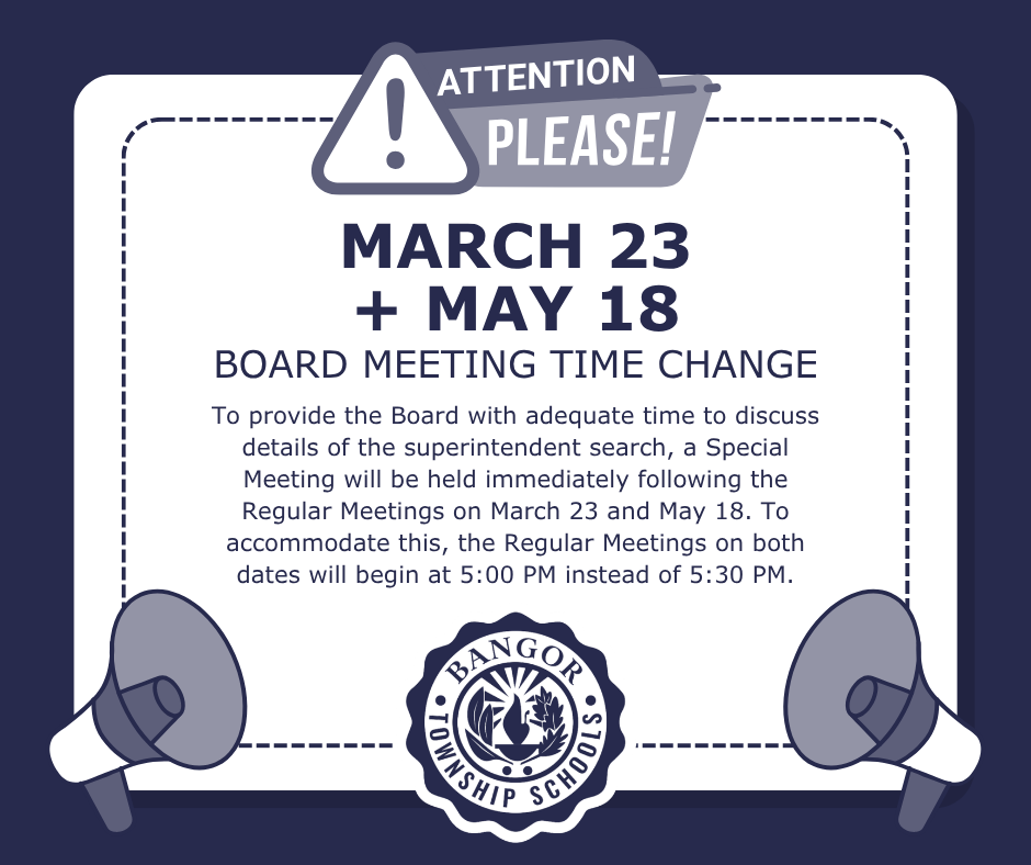 board meeting time change