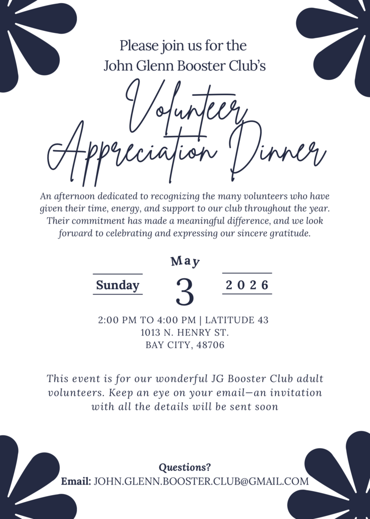 booster club appreciation dinner