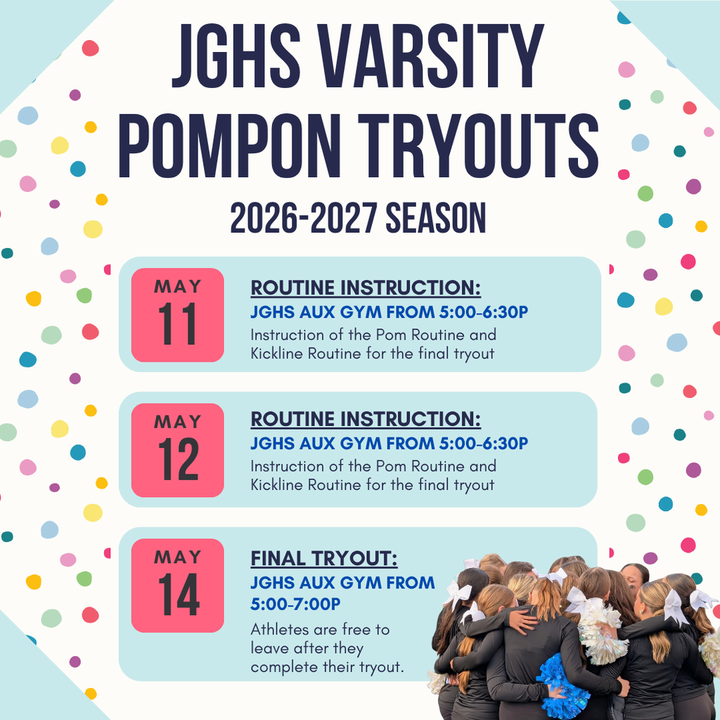 JGHS Varsity Pompon Tryouts 26-27