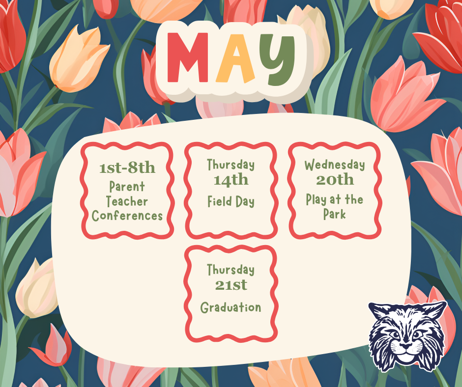 May calendar reminders