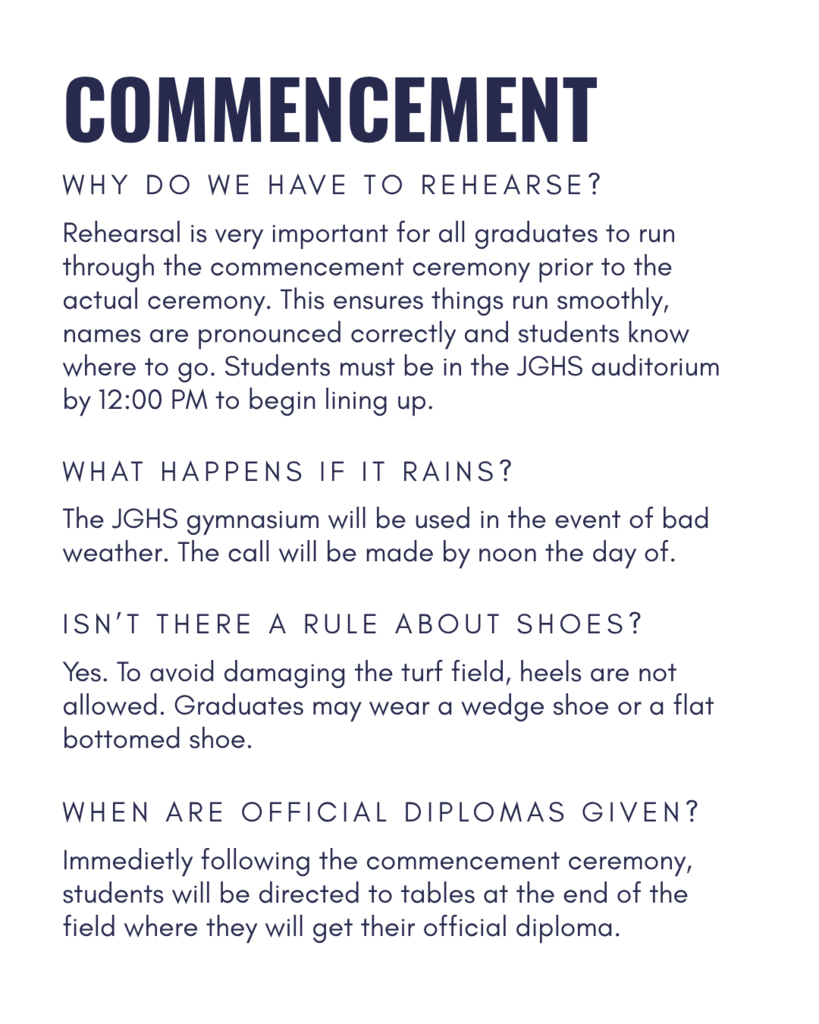 commencement information