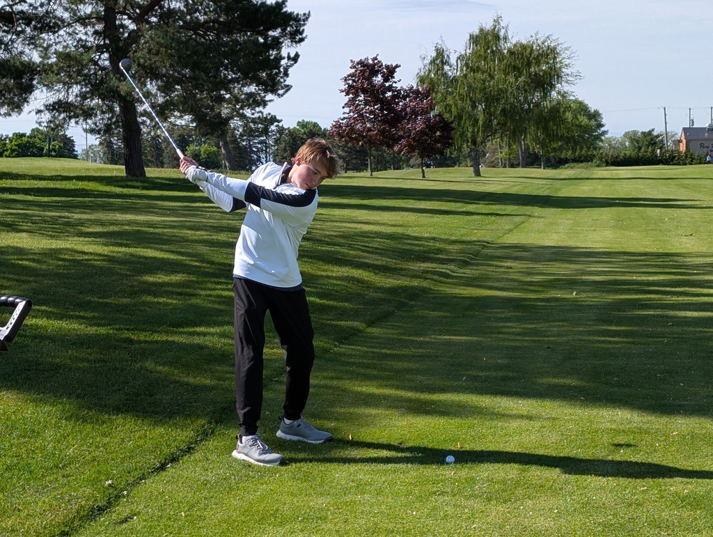 Yates on hole 18
