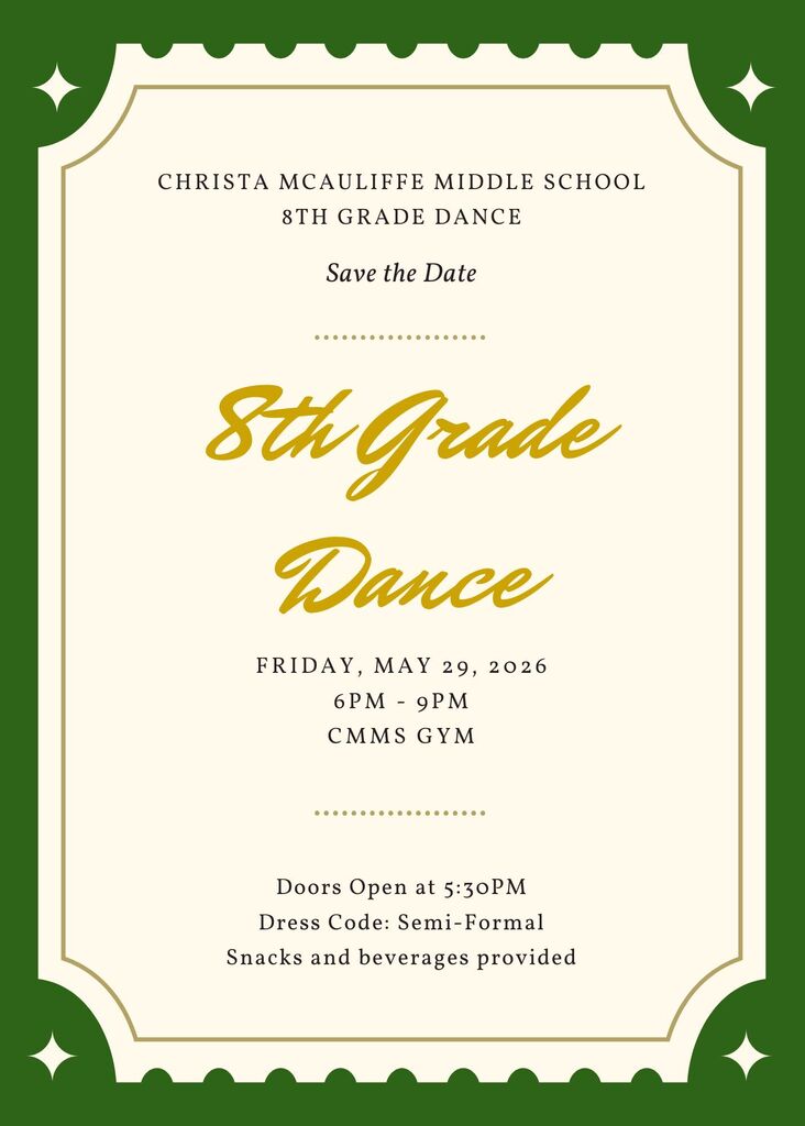 8th grade dance invitation  