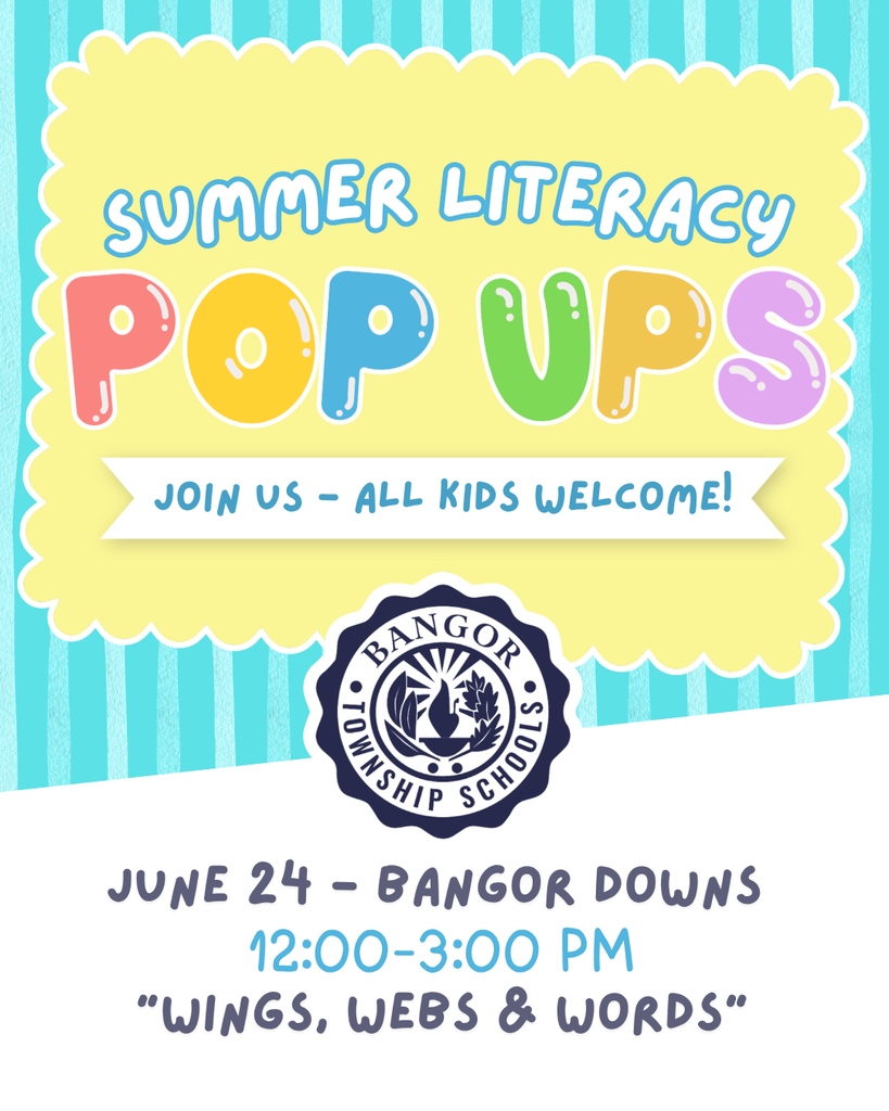 Literacy Popup - June 24 Bangor Downs