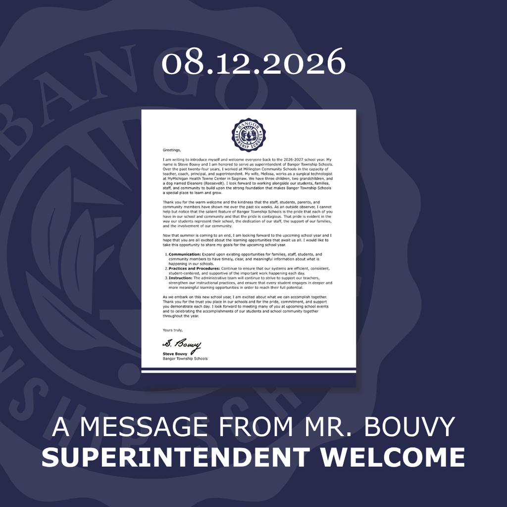superintendent welcome letter