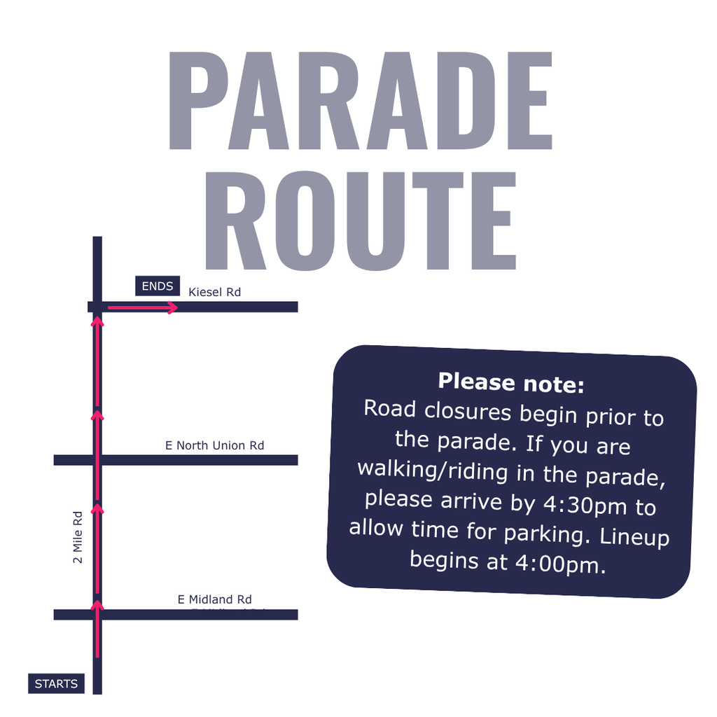 parade route and information 