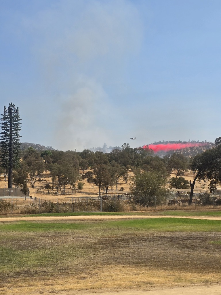 Fire planes at work