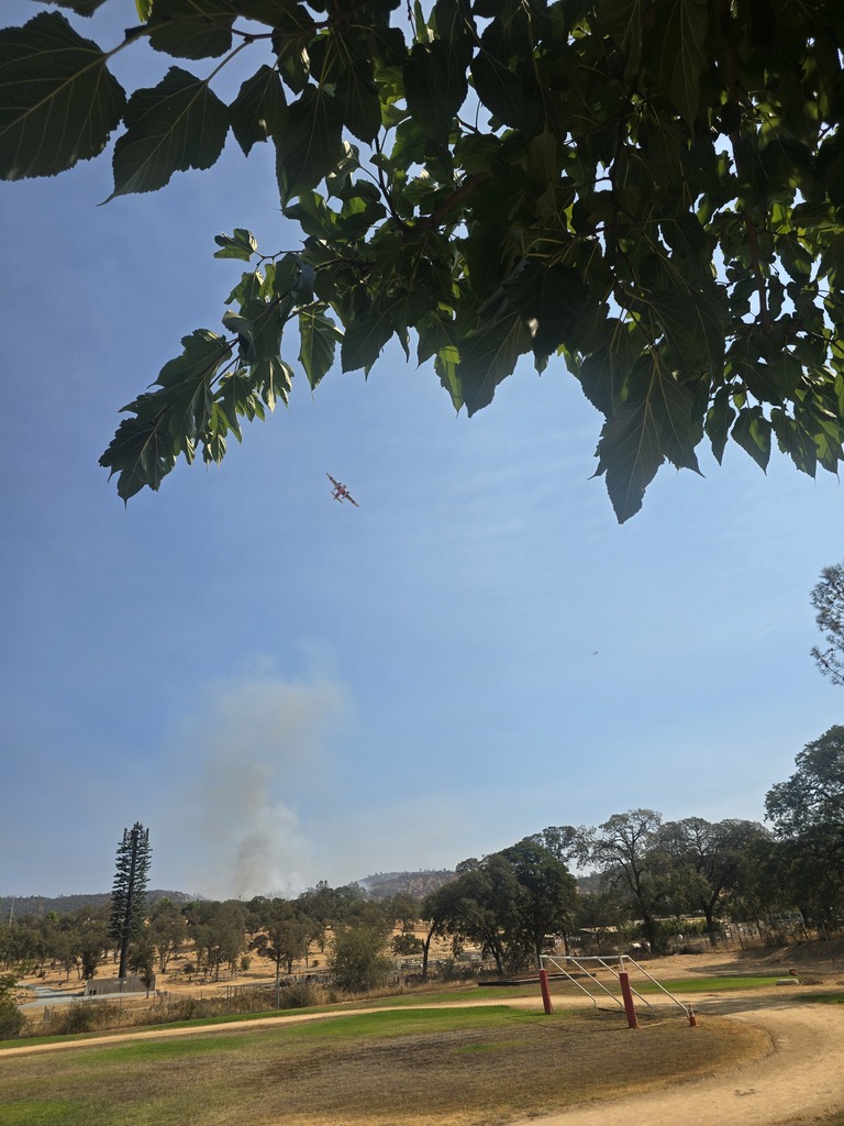 Fire planes at work