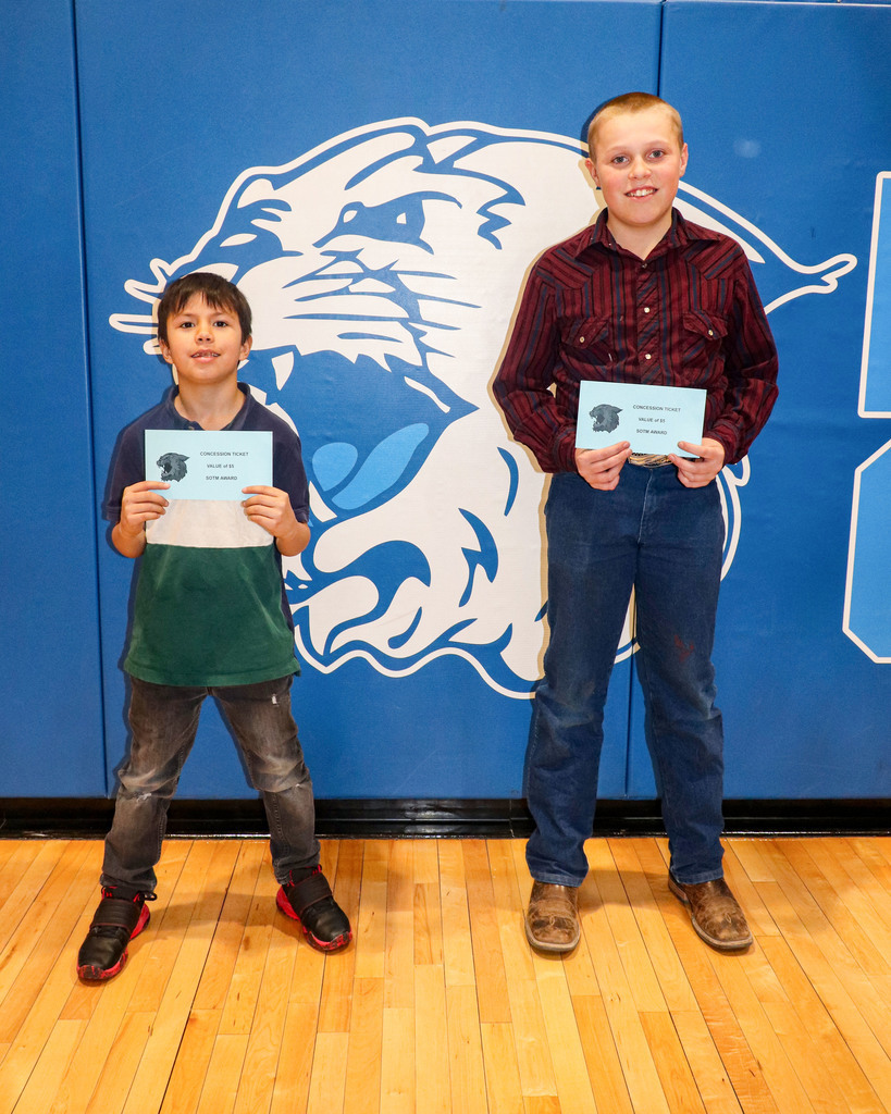 Students holding certificates 