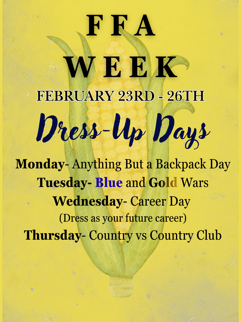 FFA Week Dress Days